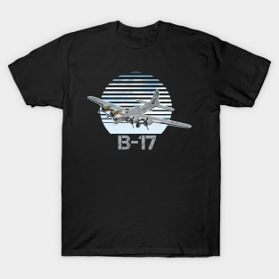 B17 Flying Fortress Bomber Pilot Gift Battle of Britain T-Shirt